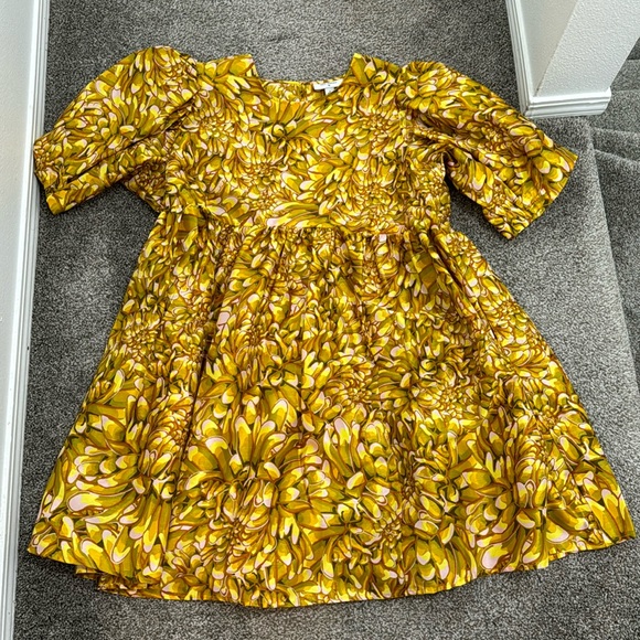 KIKA VARGAS X TARGET yellow floral dress 1X - Picture 2 of 3